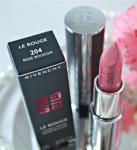 Givenchy Rose Boudoir (204) Le Rouge Review & Swatches